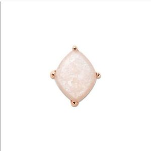Keep Collective Cream Diamond Druzy charm